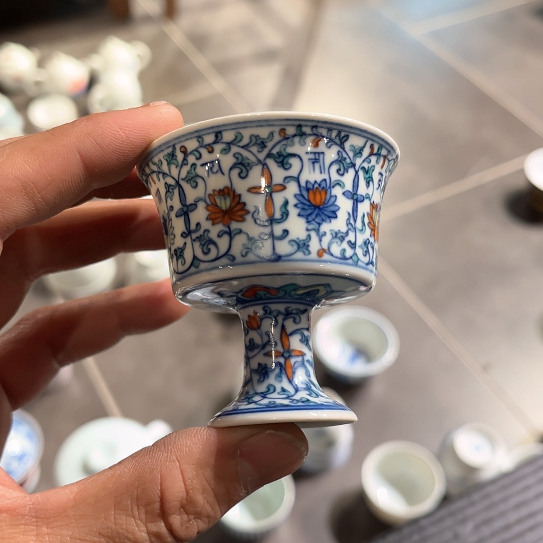 杯青花瓷器青花瓷器