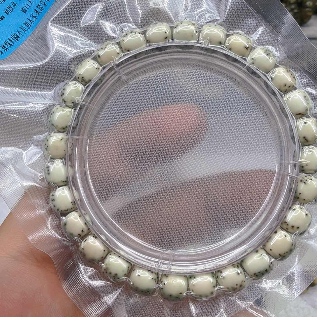 星月菩提手串28高端半臂大留白星月菩提单圈8×7