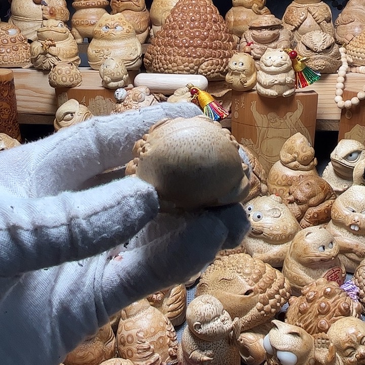 竹根手工雕刻悟到