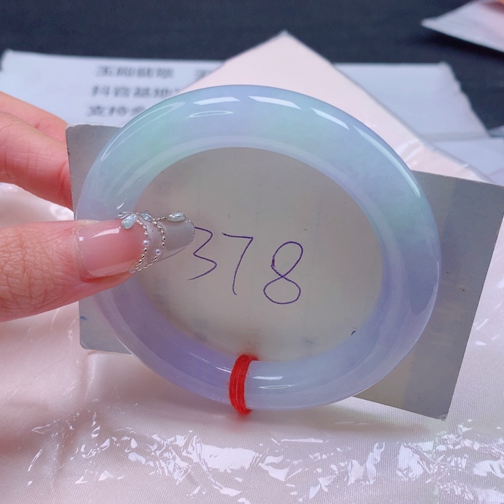 翡翠未镶嵌手镯圈口545556