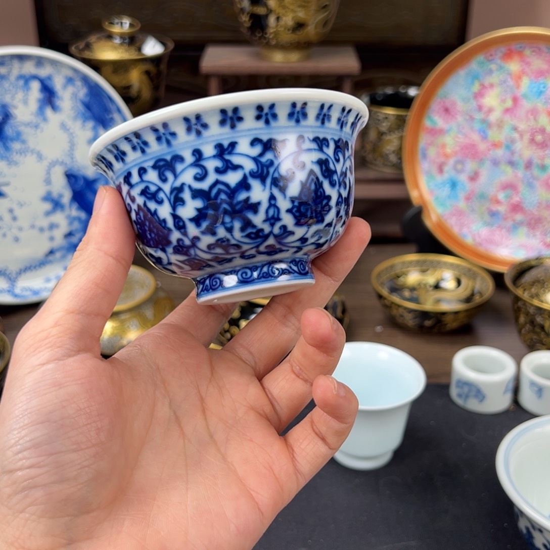 瓷片大*?景德镇手工手绘陶瓷