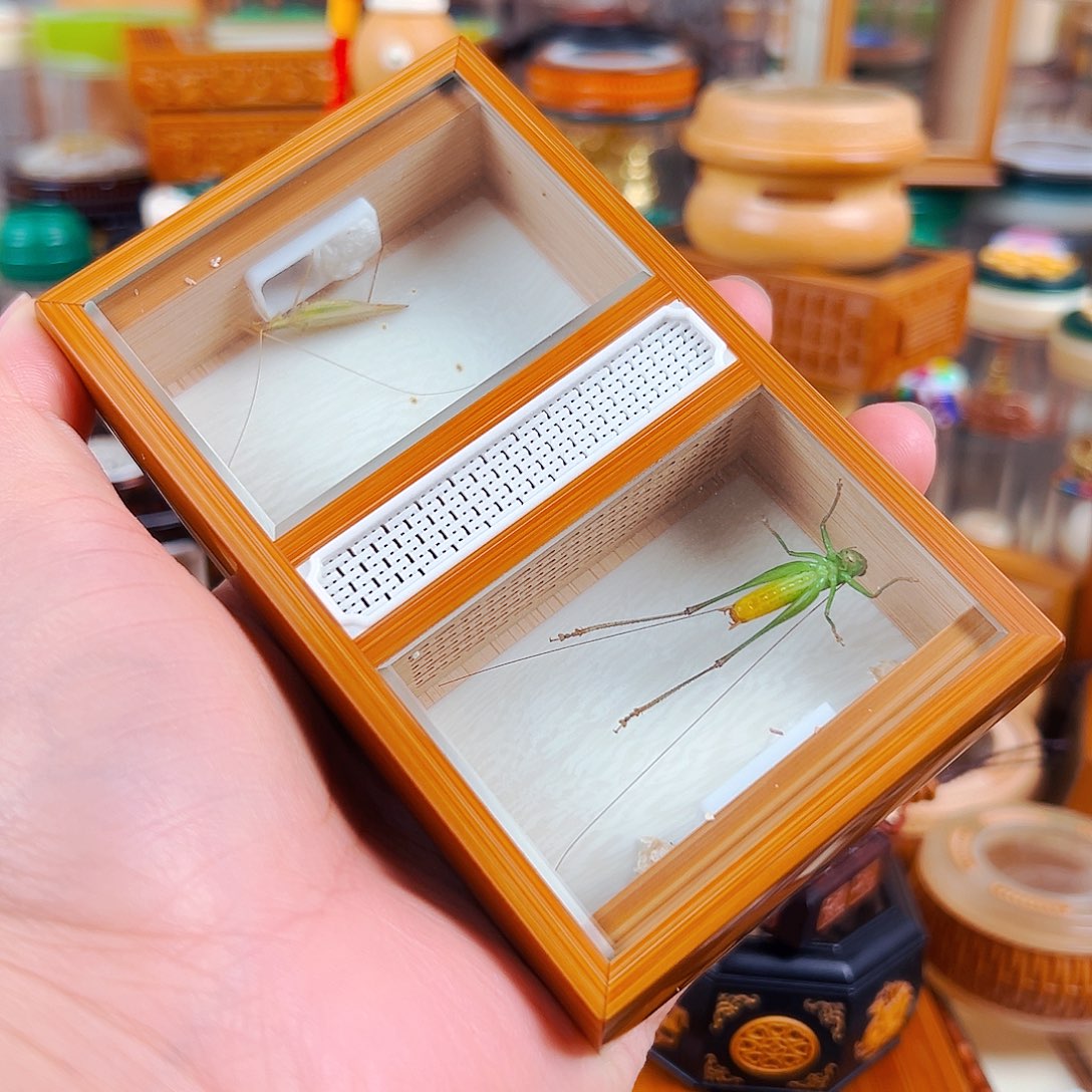 朱师傅双格竹林金钟盒一套