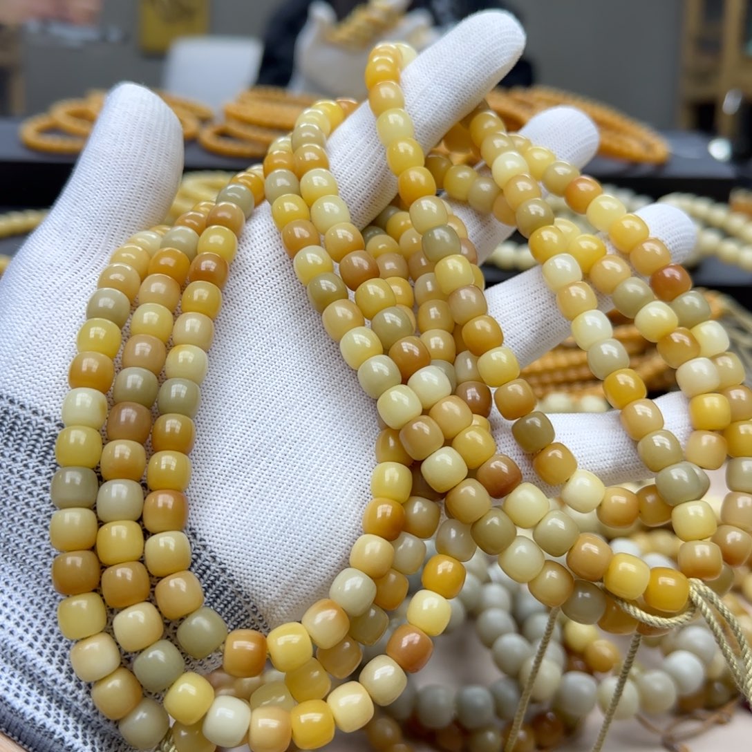 手串菩提根/象牙果8.9 5年 鬼工