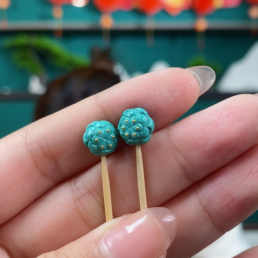 绿松石珠宝奇石未镶嵌