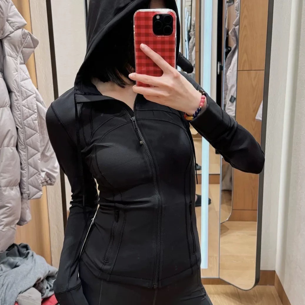 DAW204 常规款连帽define修身显瘦瑜伽外套