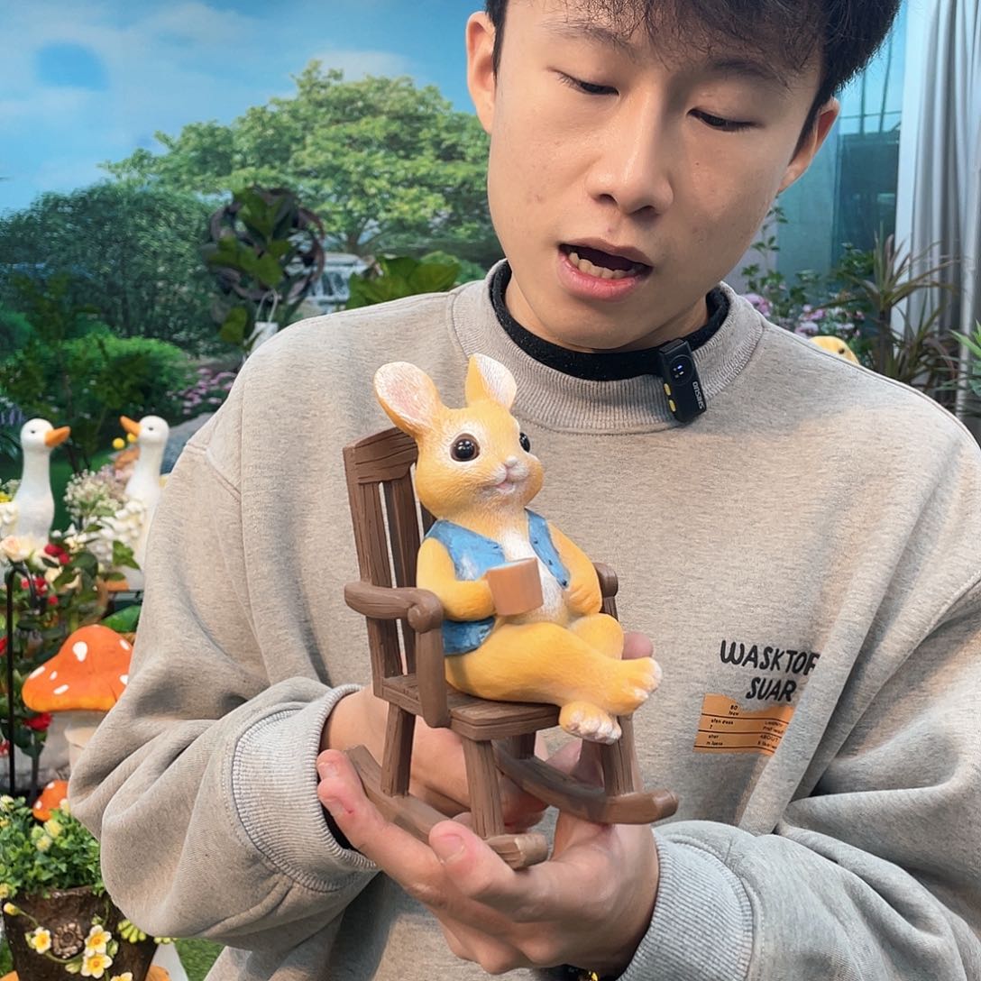 红陶花园庭院摆件