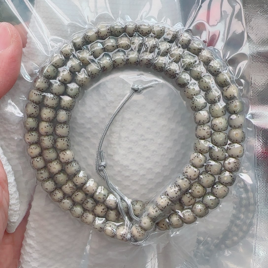 星月菩提手串果冻大眼睛针尖星108-7*6