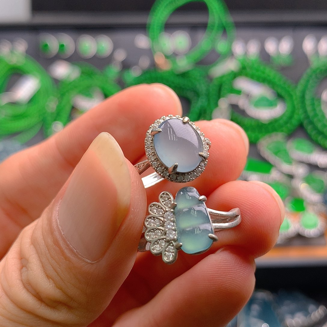 未镶嵌手链翡翠肉*翡翠