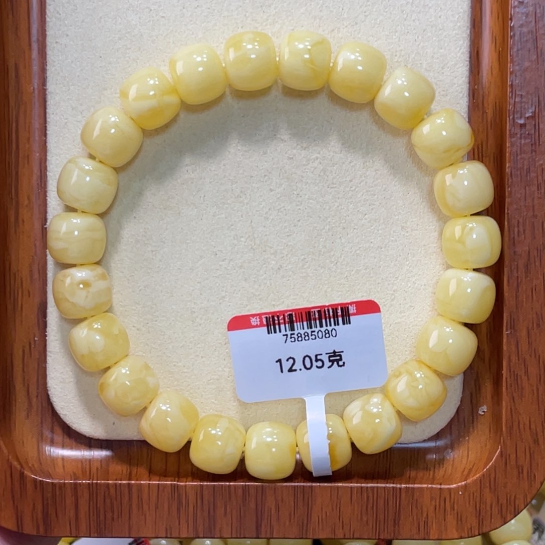 蜜蜡手链未镶嵌蜜蜡