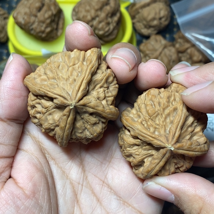 文玩核桃把件玉玺4 棱