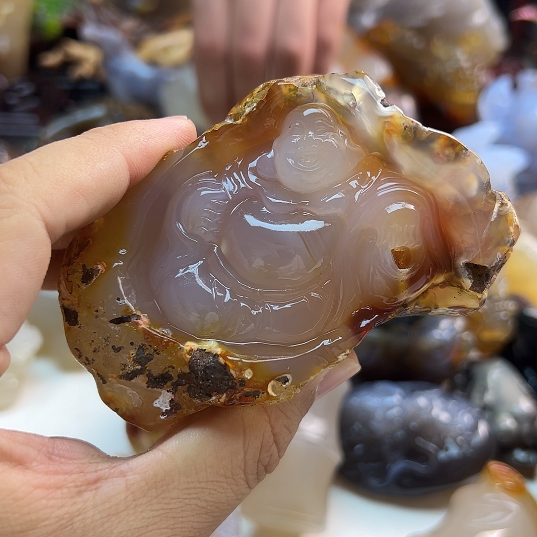 玛瑙/玉髓未镶嵌颈饰