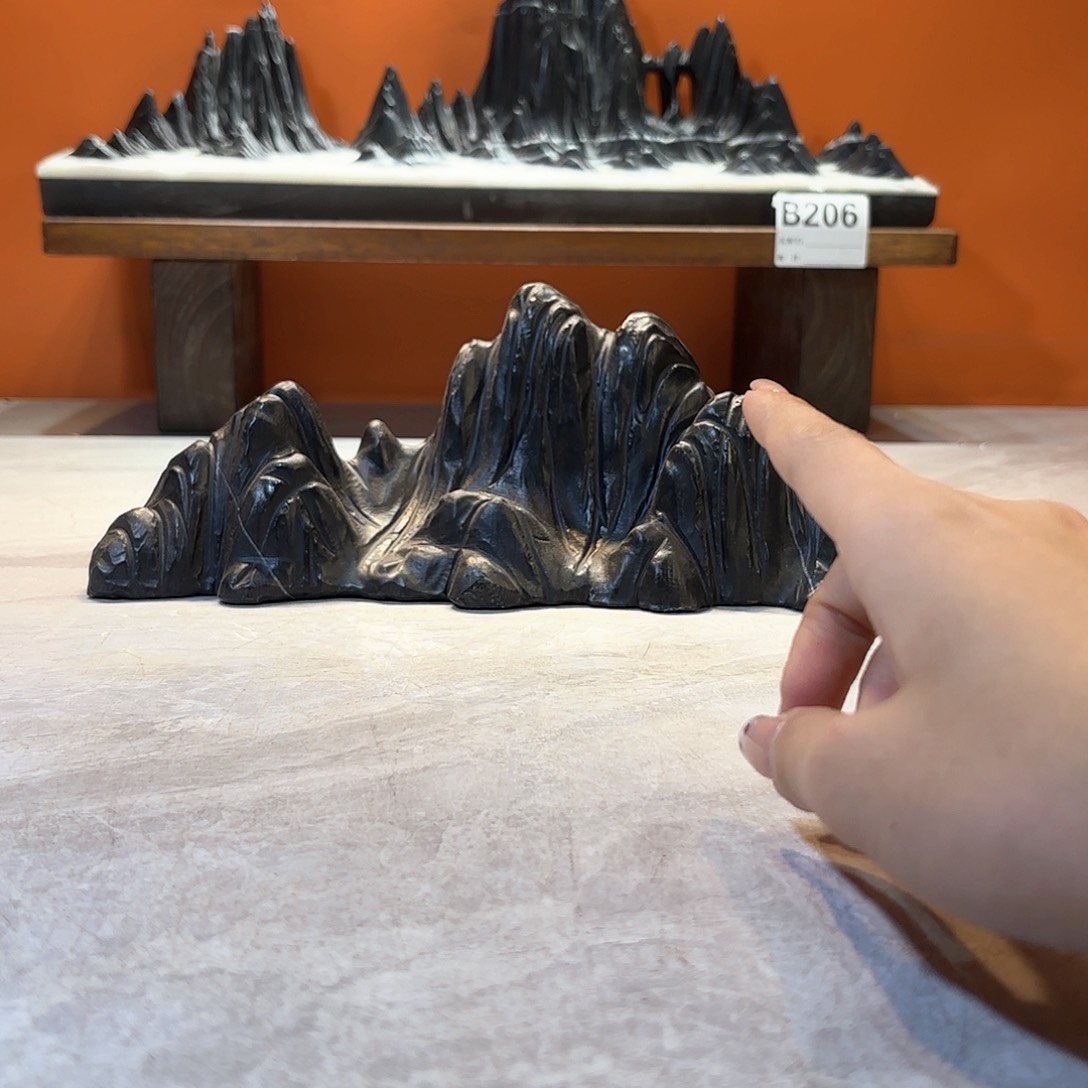 摆件一**光灵璧石奇石摆件 