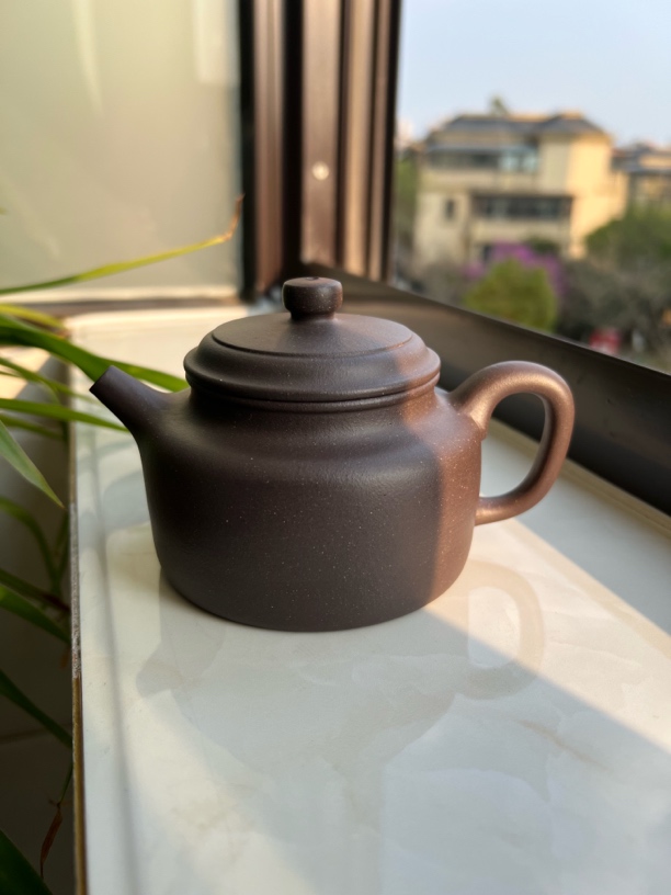 宜兴原矿紫砂，天青紫泥德钟壶280cc精工半手泥料安全喜欢直接下单