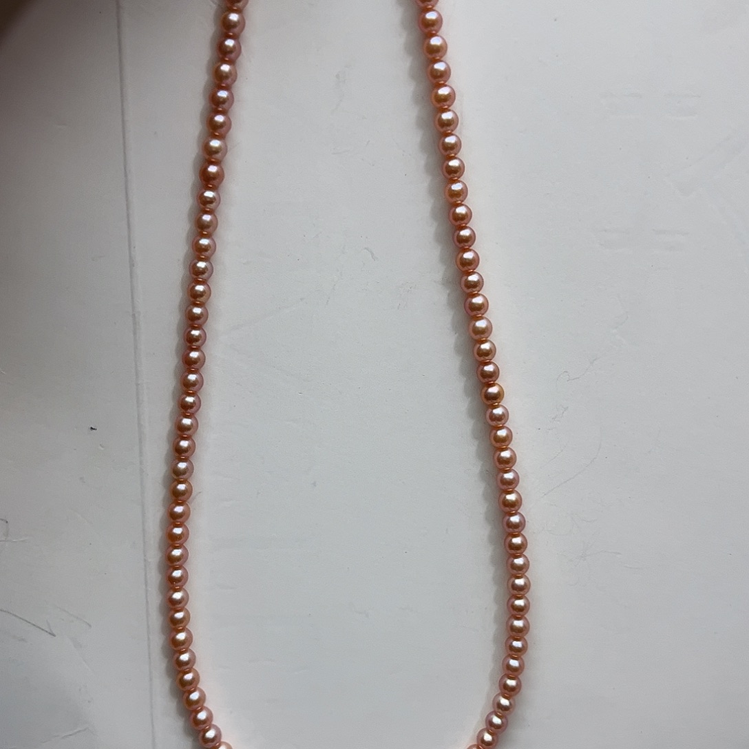 淡水珍珠颈饰银S925镶嵌