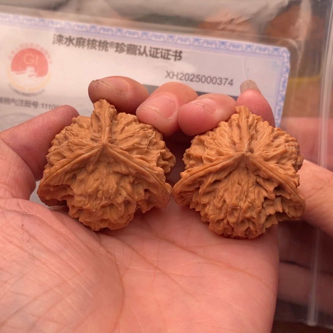 文玩核桃把件正奔40