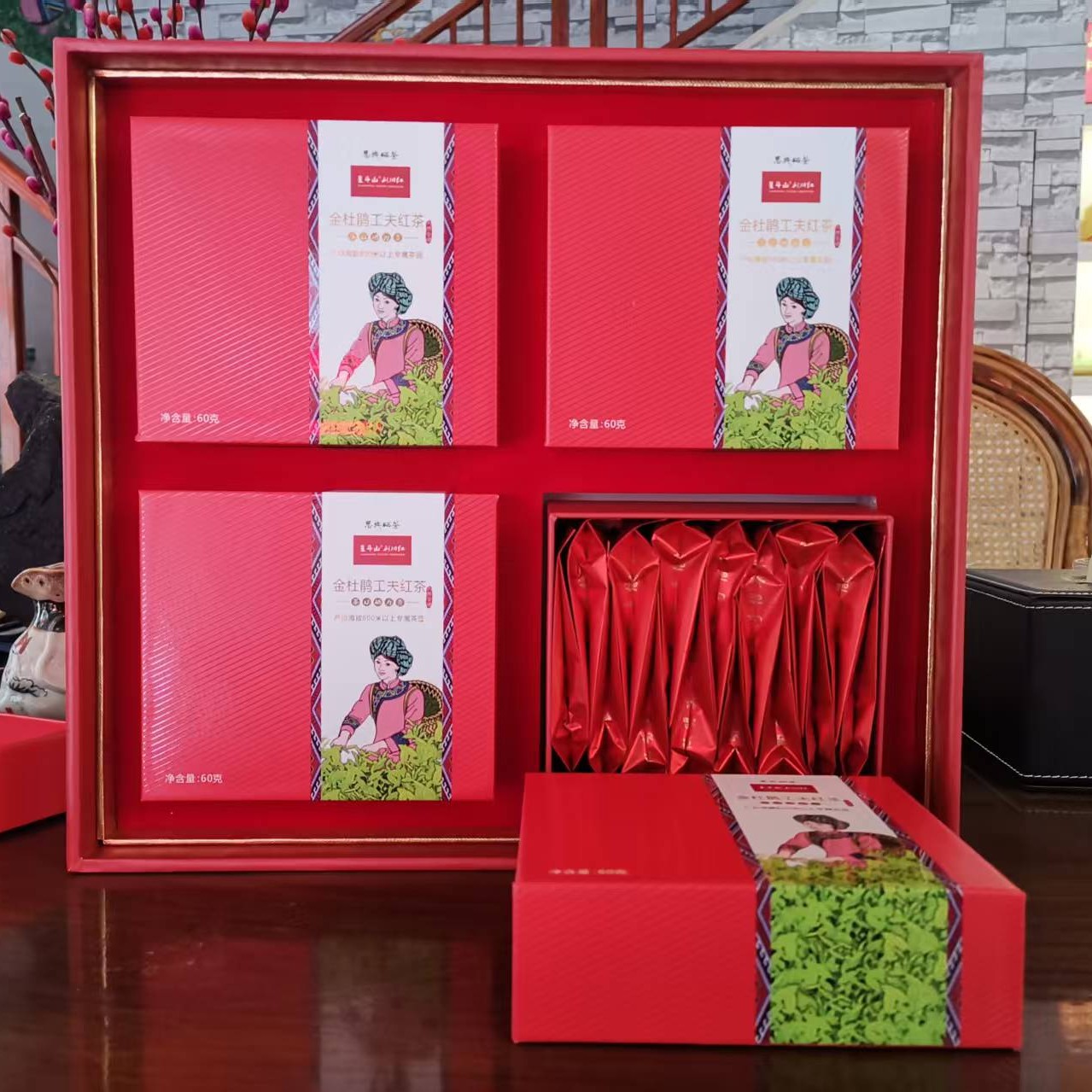 （利川红茶礼盒系列）恩施利川红茶礼盒包装，送礼佳品 手伴礼盒
