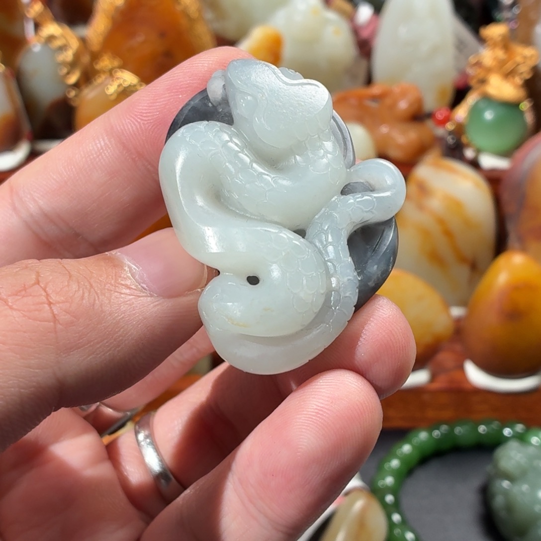 和田玉（子料）未镶嵌颈饰41.5g