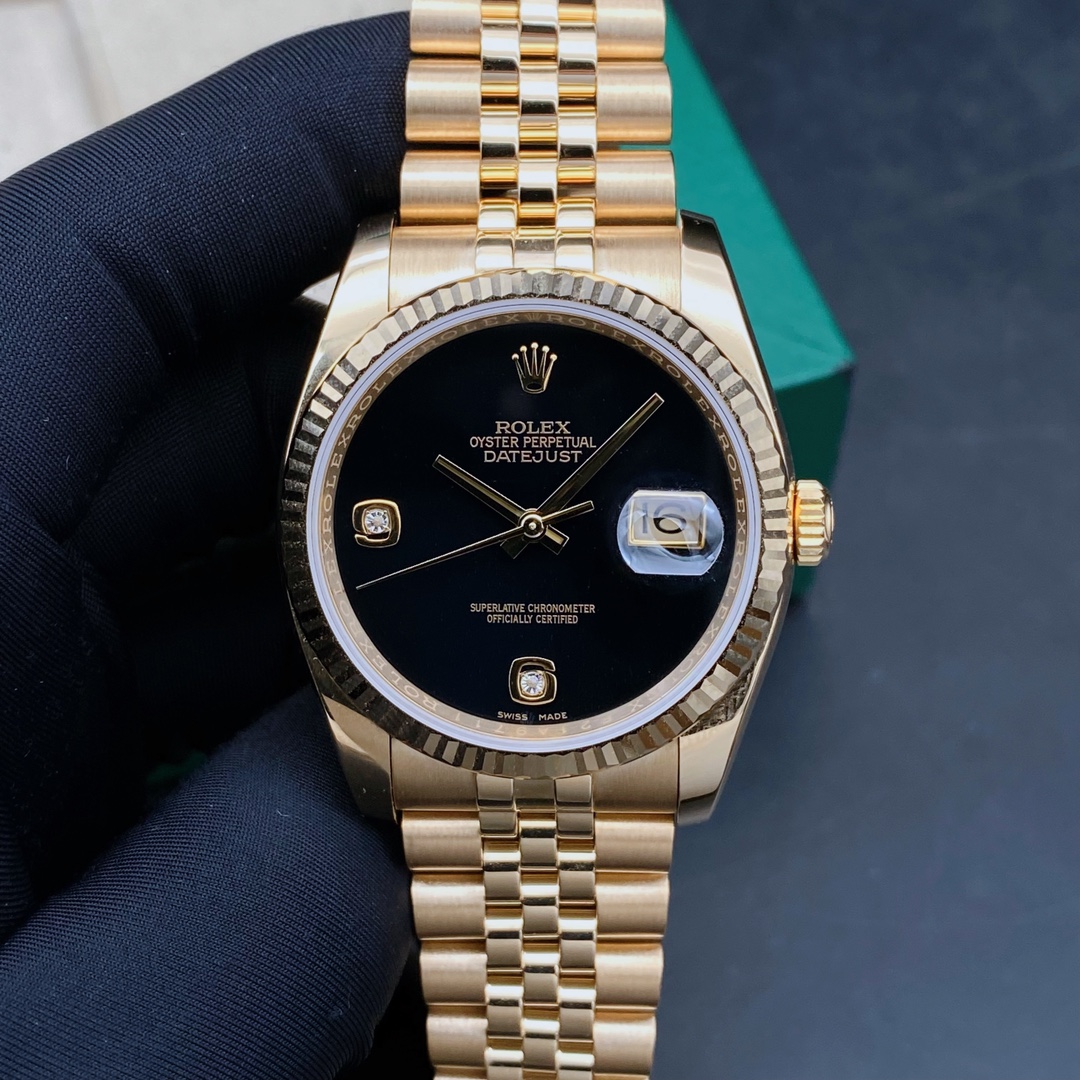 99新 Rolex/劳力士 日志116238/无字天书/机械男表/表径36