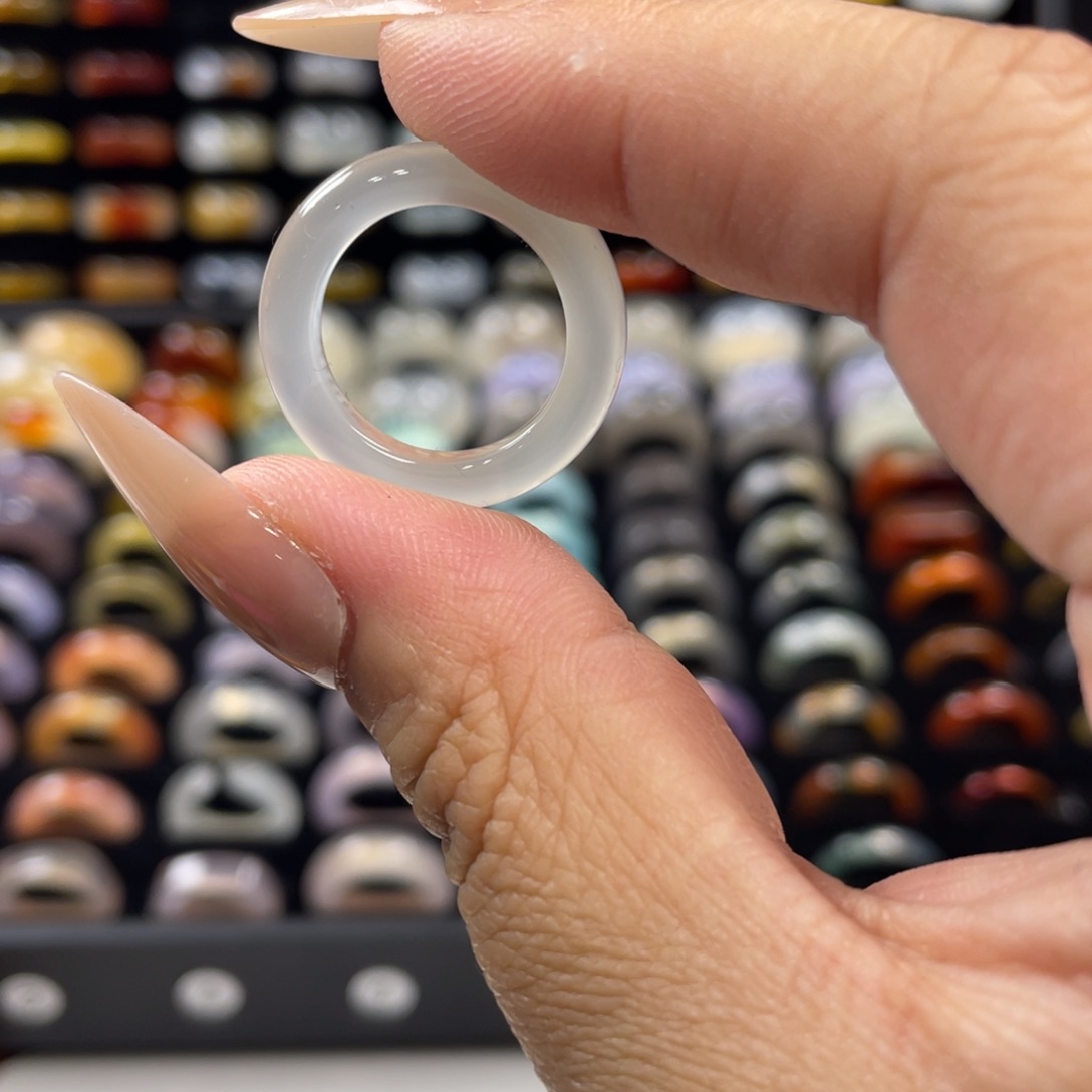 玛瑙/玉髓未镶嵌戒指