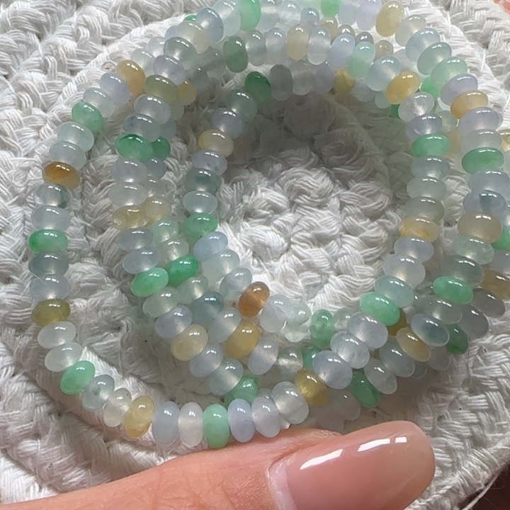 翡翠未镶嵌手链卡5.3