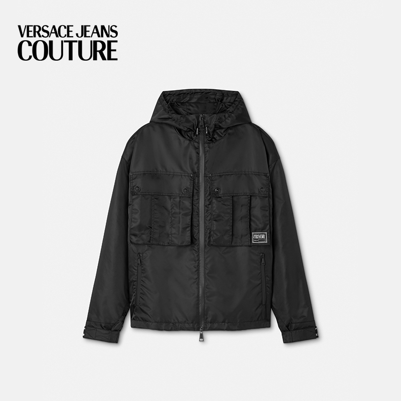 【季末优惠】VERSACE JEANS COUTURE 男士外套连帽