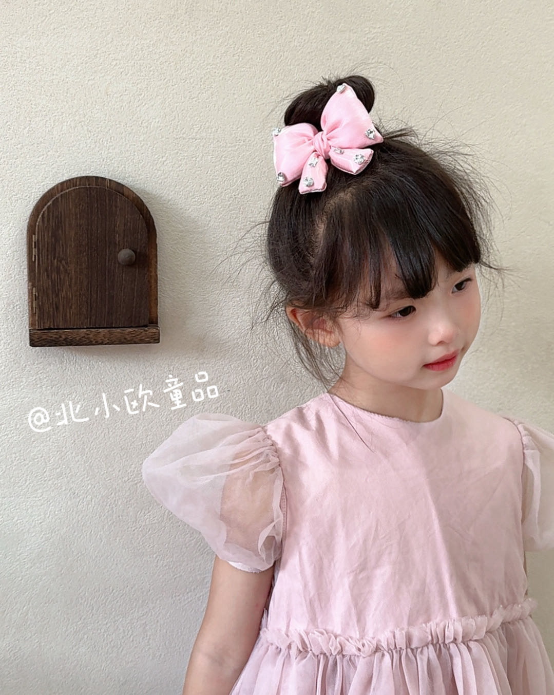 日韩原创设计女甜美风发圈宝宝发饰钻发圈