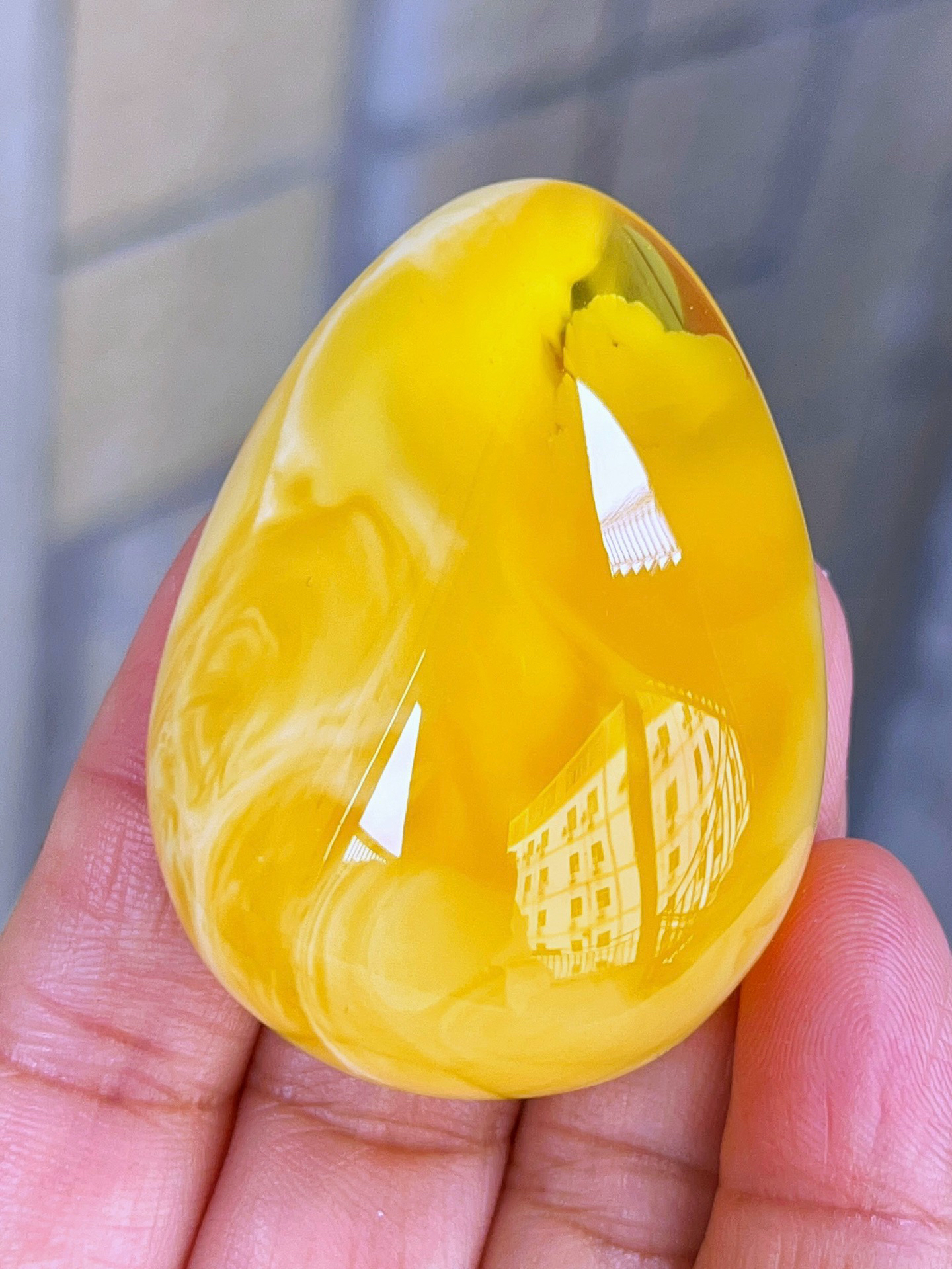 焦皮料溶洞妖花水滴吊坠