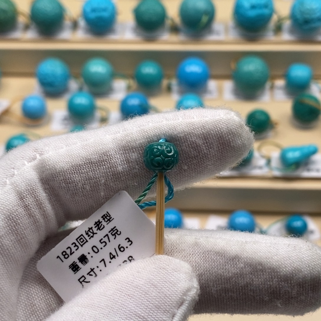 绿松石未镶嵌精品高瓷绿松石哦