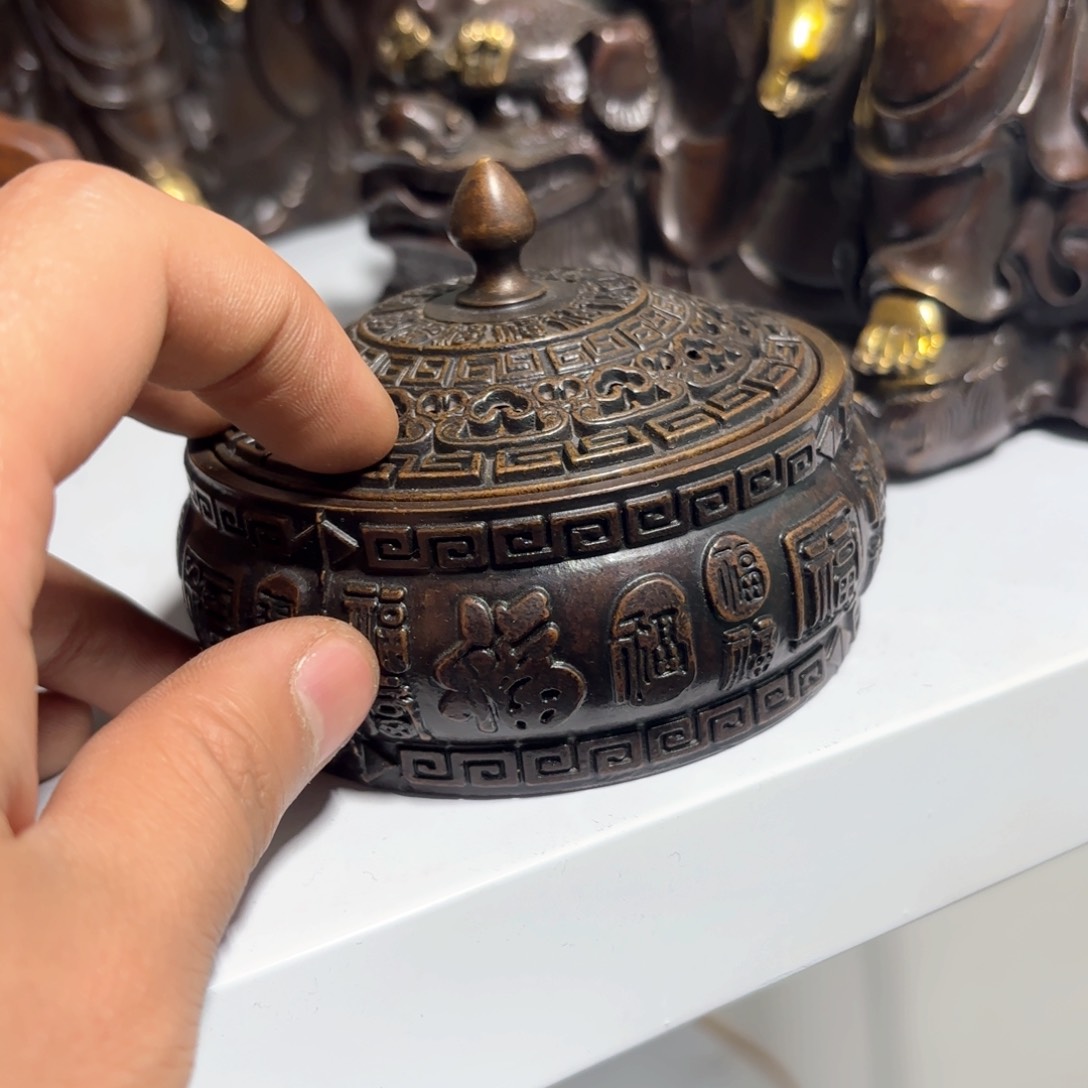 铜器摆件收收藏藏