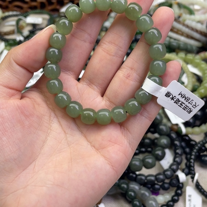 和田玉未镶嵌手链