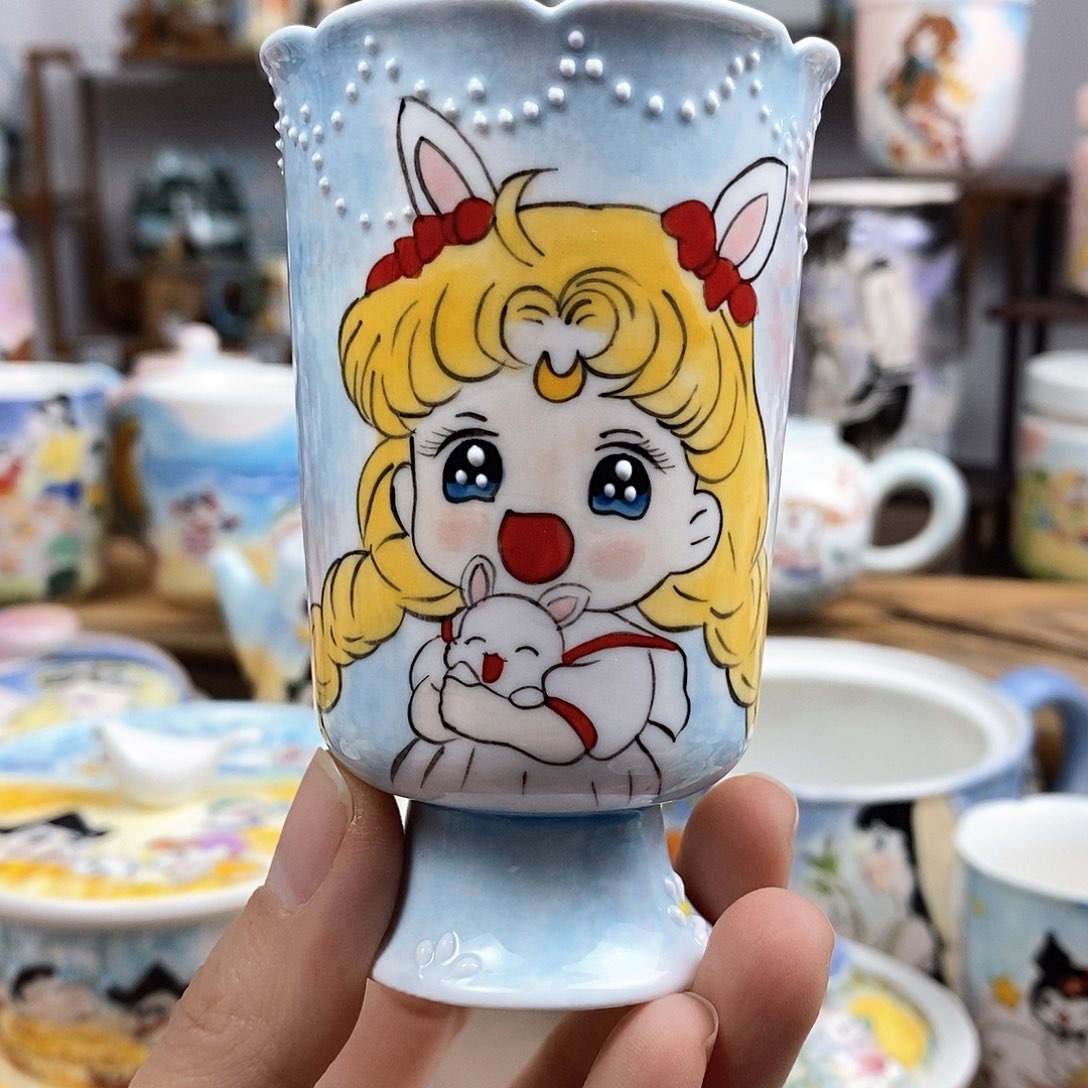 杯景德镇手绘陶瓷