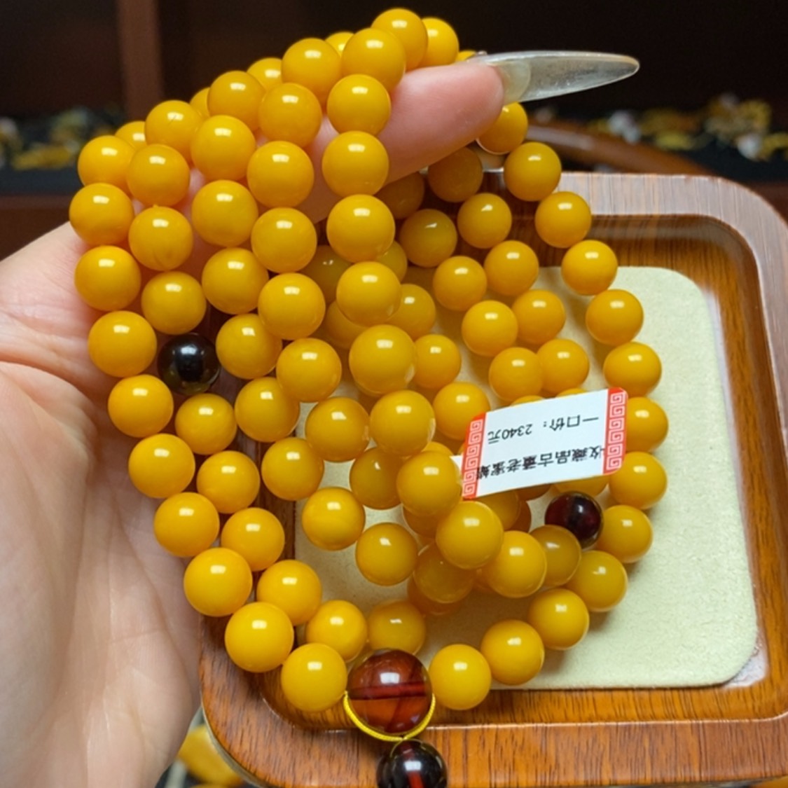 【闪购商品】蜜蜡手链未镶嵌手串