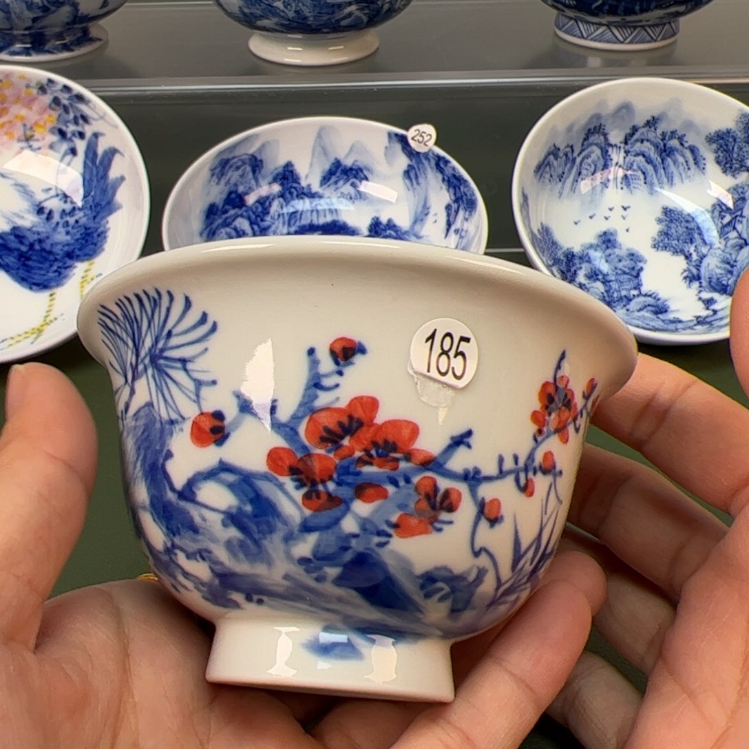 杯木木景德镇纯手绘茶具185