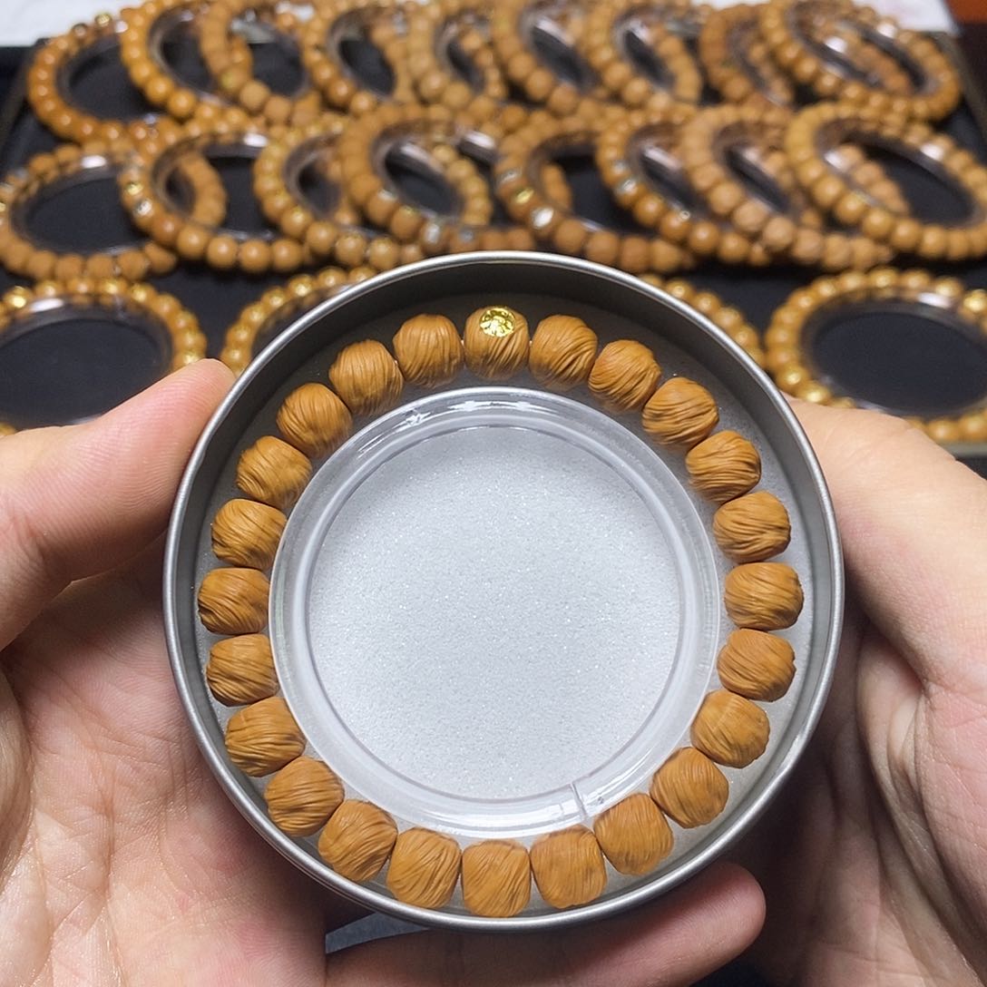 猴头核桃手串18k金标鬼印无相10+单号43号