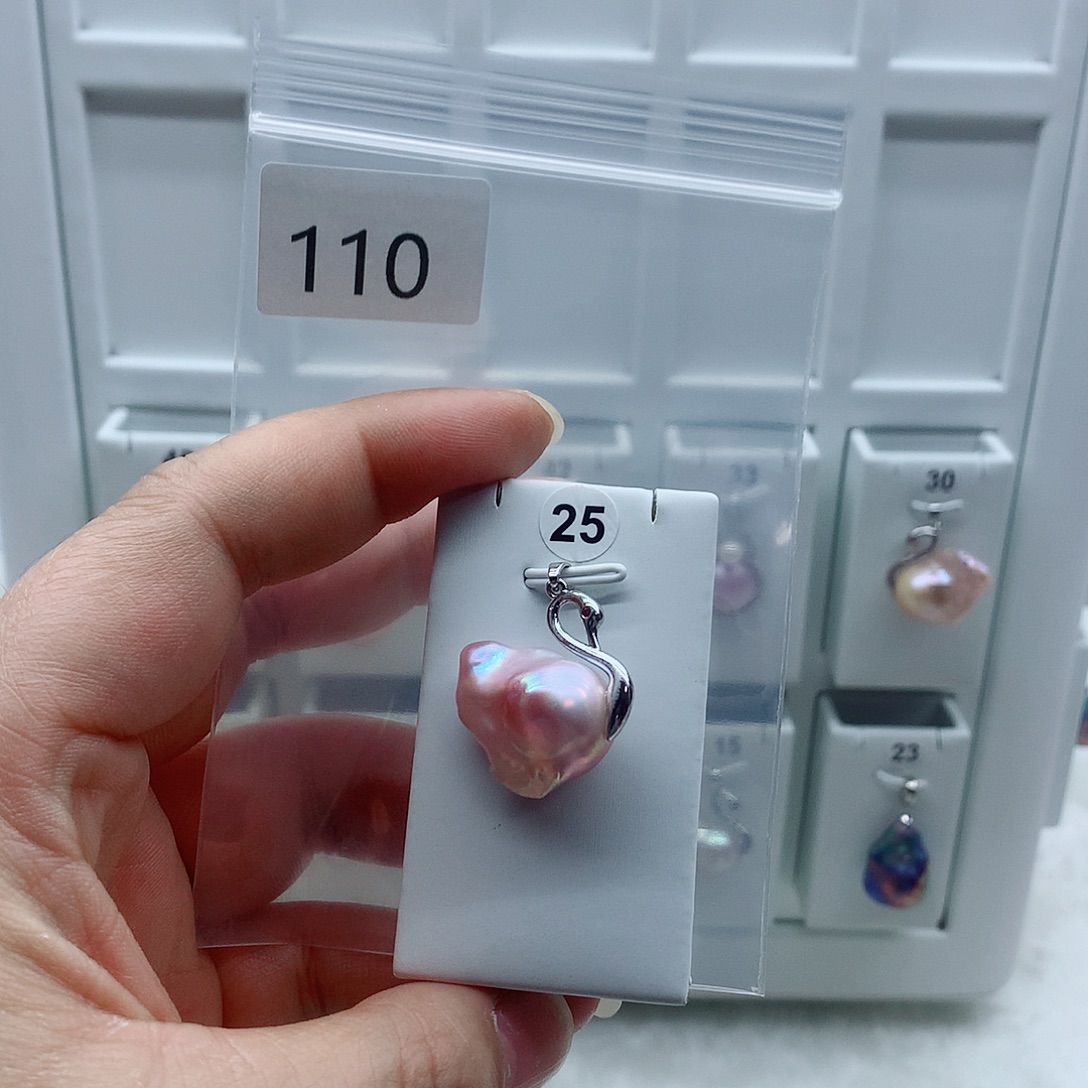 吊坠(不含链)合金淡水珍珠