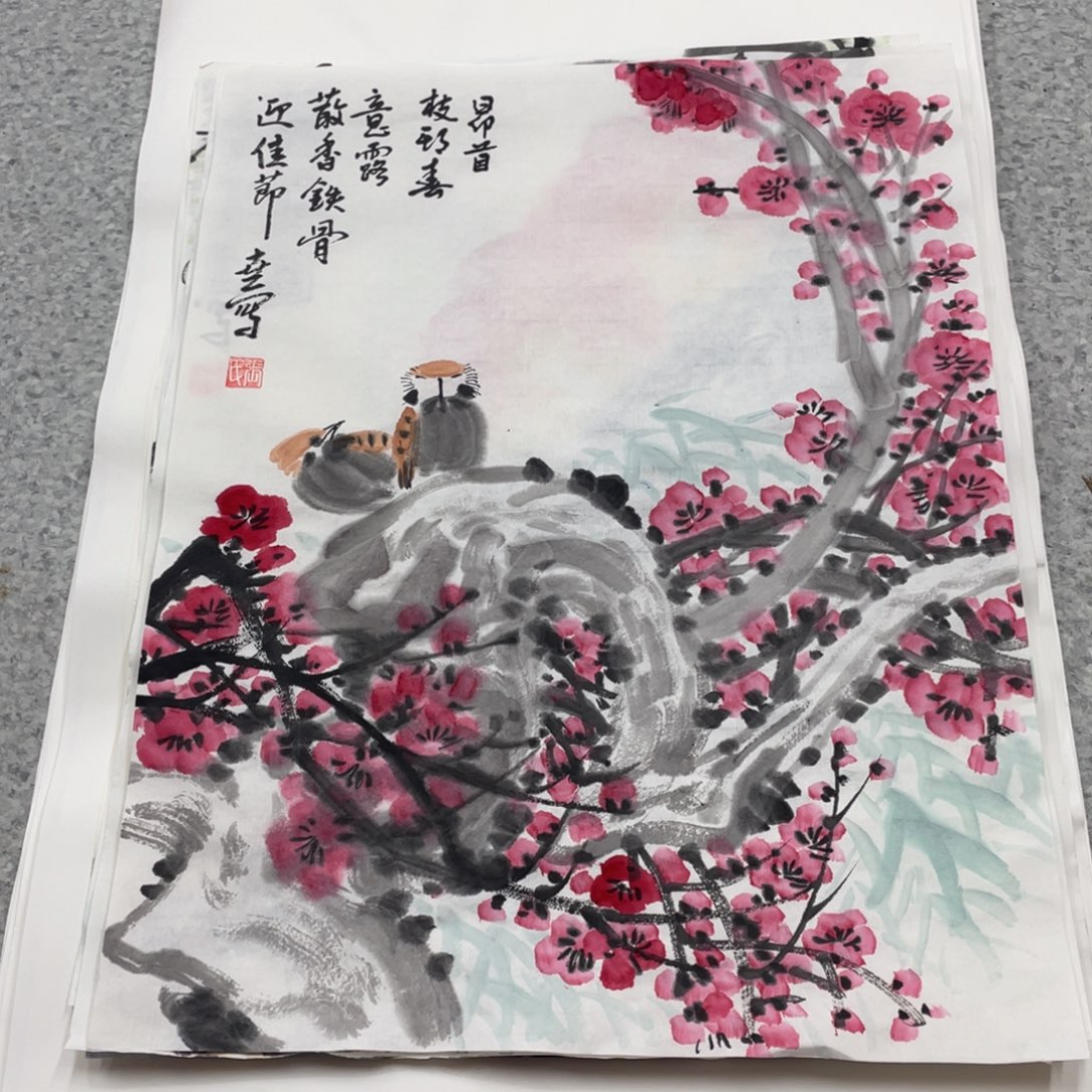 国画1.4平尺国画作品