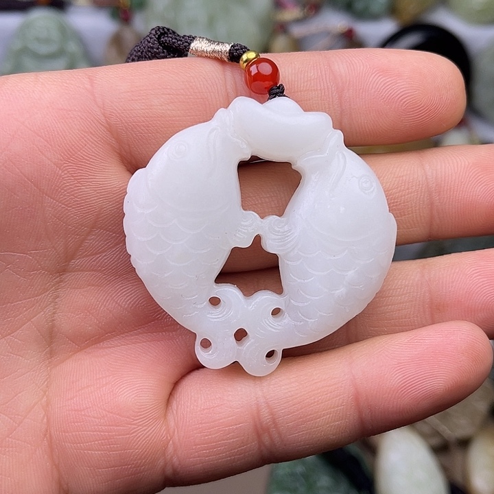 和田玉吊坠(不含链)未镶嵌