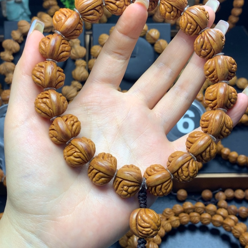 【闪购商品】桃核手串荔枝18手串