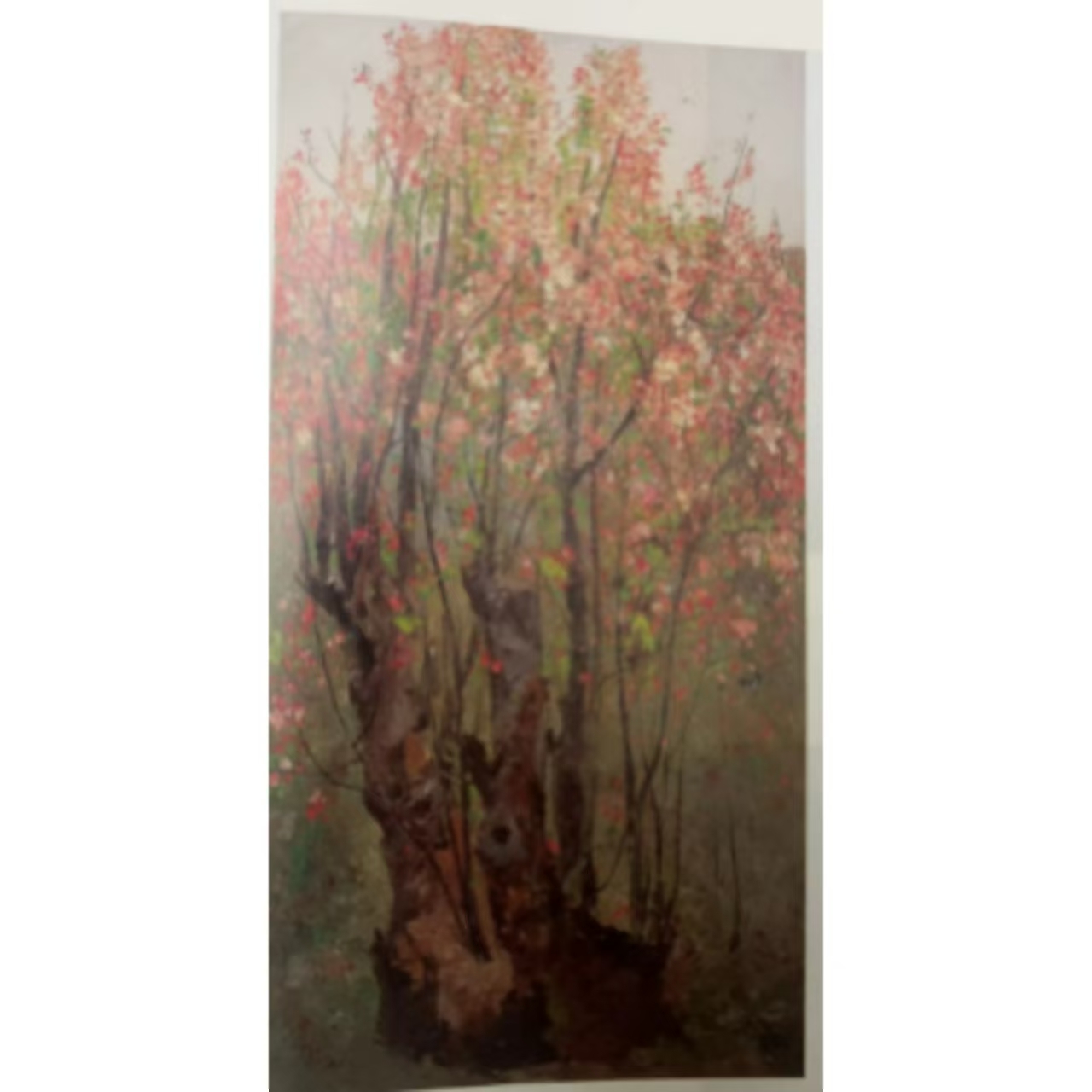 Z-复刻版画吴冠中-2平尺-海棠花-Y6