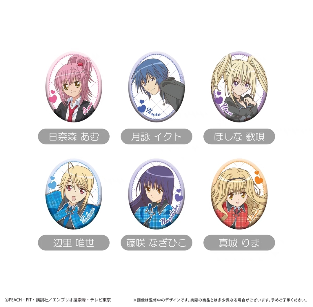 TAPIOCA 守护甜心椭圆形极光色闪吧唧徽章