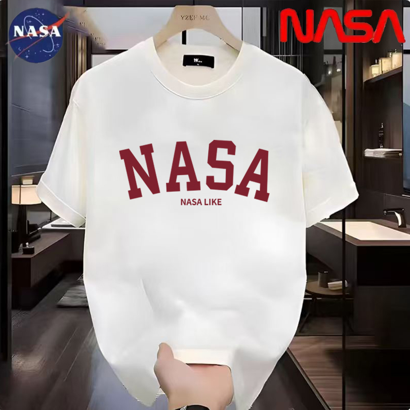 【NASA联名】纯棉夏季圆领短袖T恤休闲百搭宽松时尚男女同款休闲09