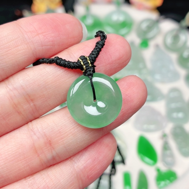 颈饰未镶嵌翡翠缅甸天然A货翡翠