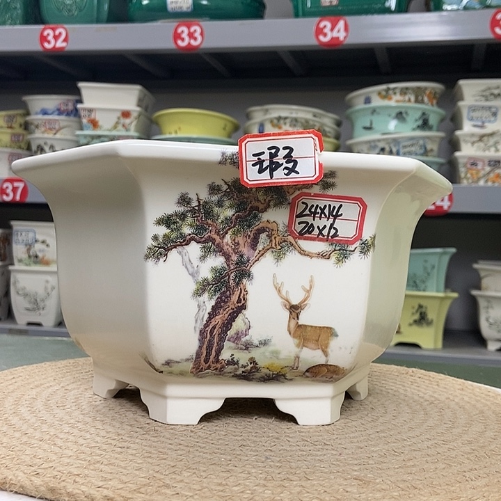 紫砂紫砂花盆0909