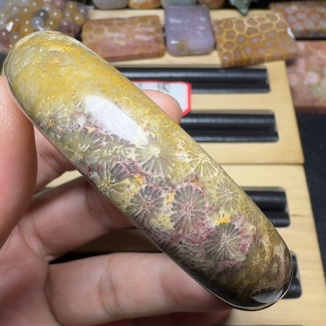 硅化玉纯天然色有机玉石未镶嵌55.5圈口