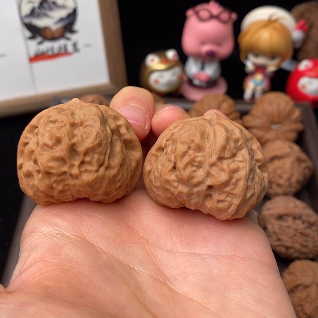 吊坠文玩核桃蛤蟆头全品40