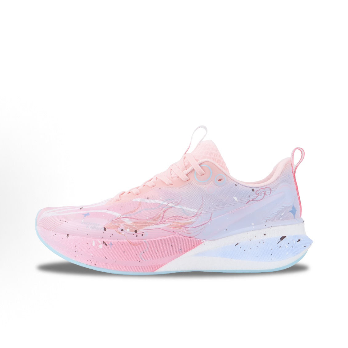 【定制球鞋运动鞋】赤兔8PRO锦鲤手绘泼墨渐变减震回弹跑步鞋