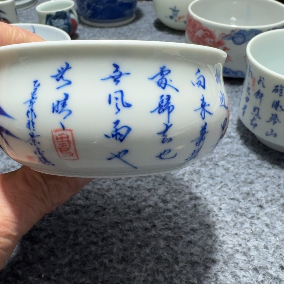 现代景德镇陶瓷手绘茶具