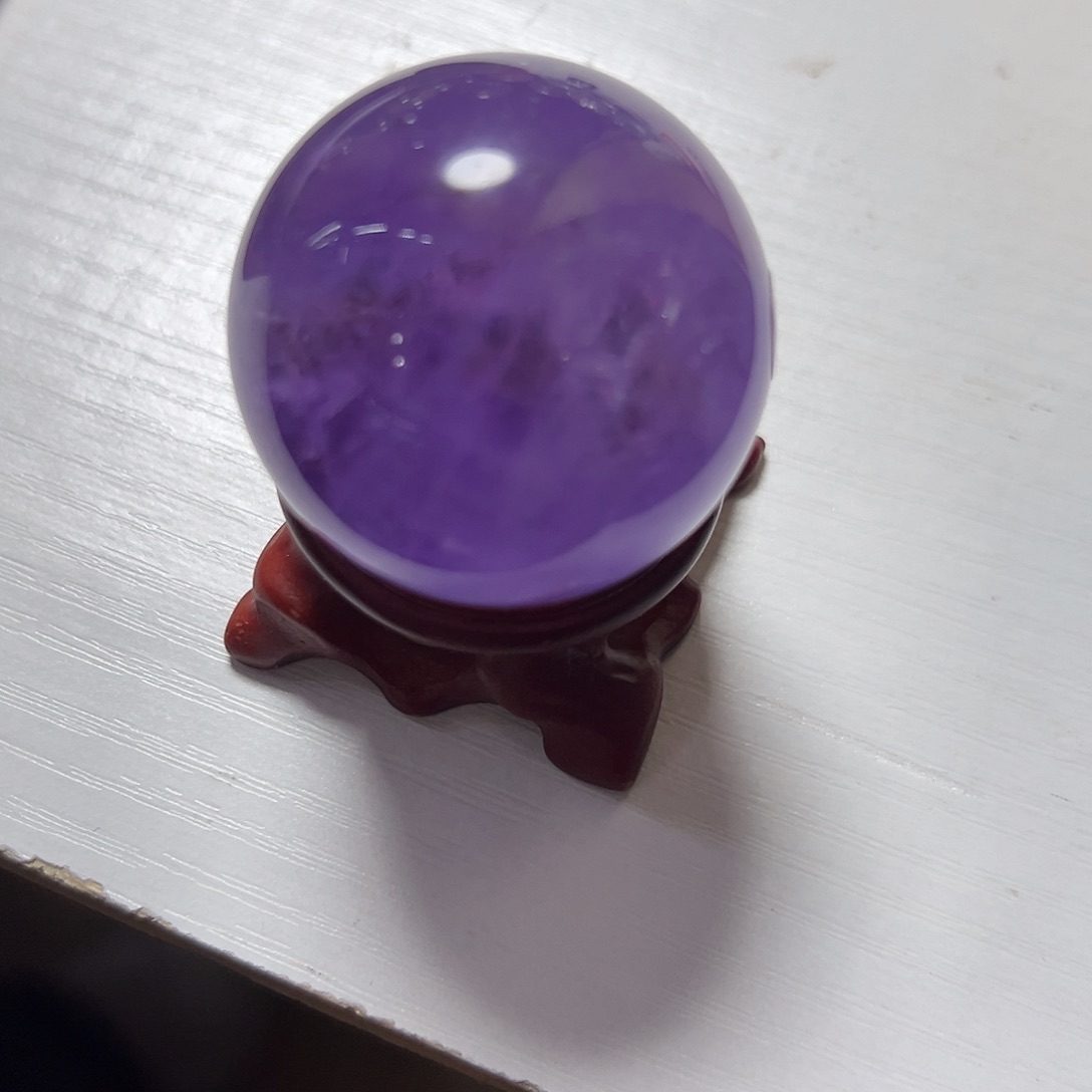 水晶水晶球摆件未镶嵌@***王