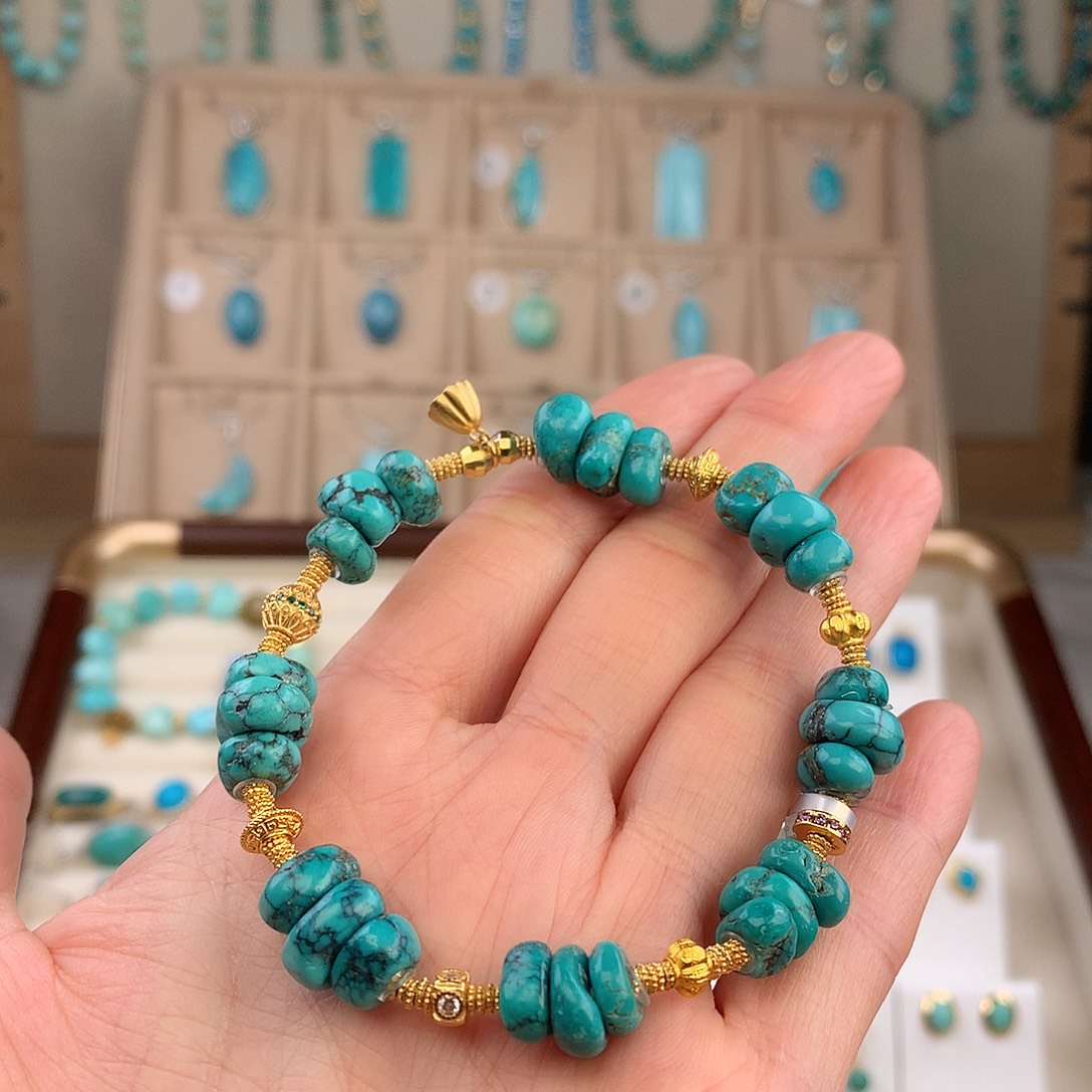 绿松石未镶嵌手链