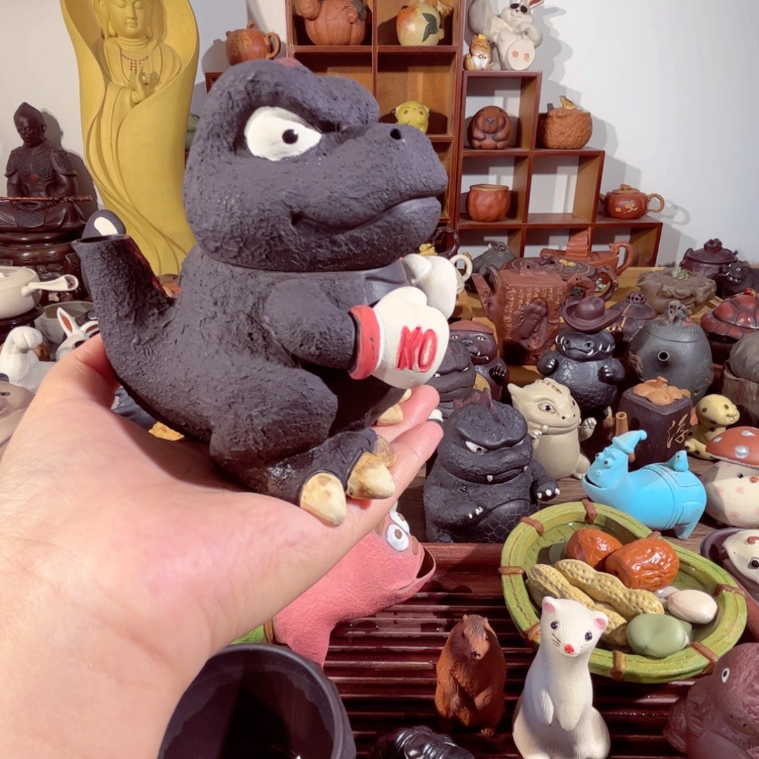 紫砂茶壶悲*鬼纯手工制作过程非常